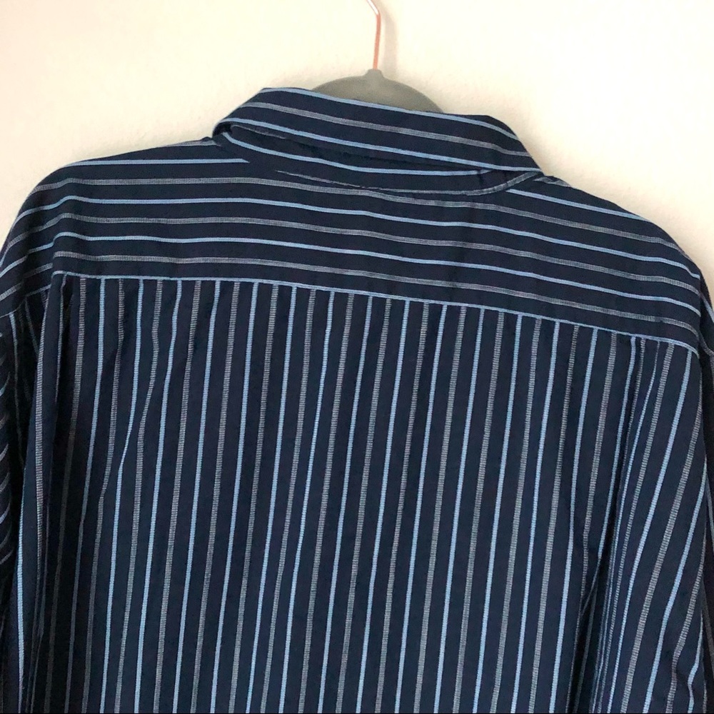 CLOSEOUT \Beverly Hills Polo Club\• Men’s Striped Dress Shirt - Picture 11 of 15